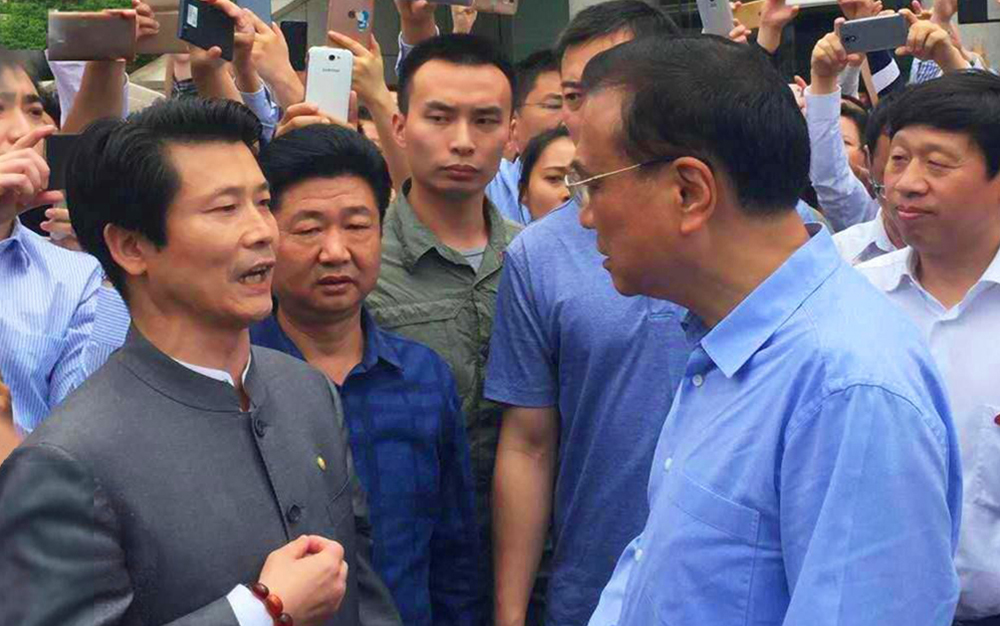 中共中央政治局常务、国务院总理李克强接见湖北J9国际站集团主席刘雁飞